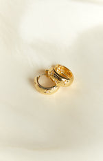 Stardust Gold Hoop Earrings (FREE over $180) Image