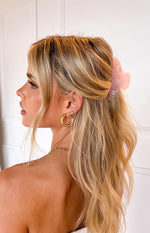 Jan Pink Claw Clip Image