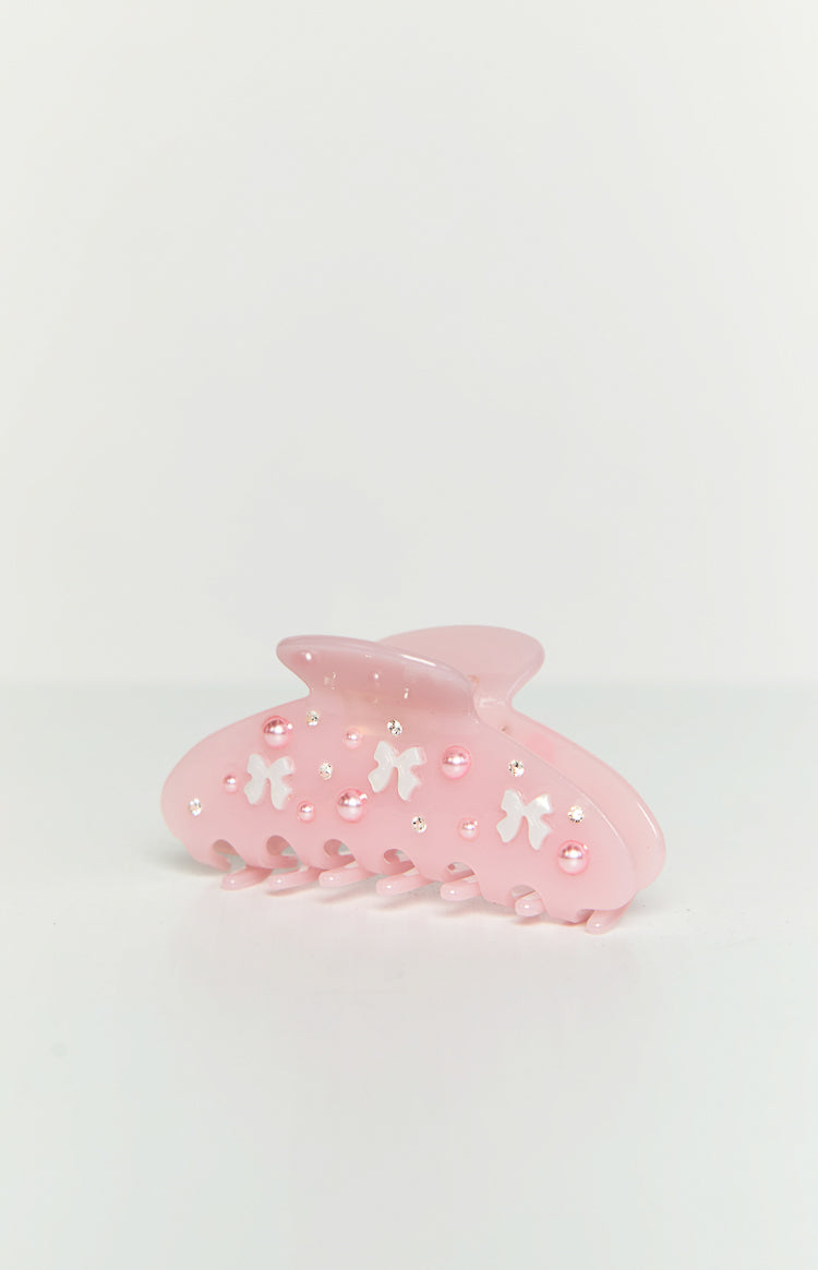 Jan Pink Claw Clip Image
