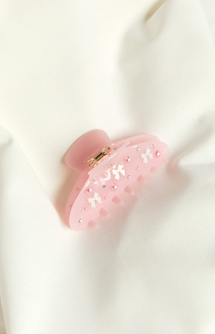 Jan Pink Claw Clip Image