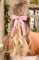 Whimsy Willow Pink Bow Hair Clip (FREE over $110) Image