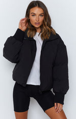Remi Puffer Jacket Black Image