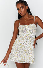 Zhara Dress White Floral Image