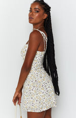 Zhara Dress White Floral Image