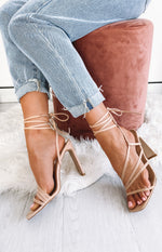 Billini Dekker Heels Blush Suede Image
