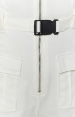 Don't Play Games Playsuit White Image