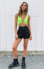 Elixir Crop Neon Lime Image