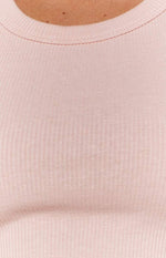 Eliza Ribbed Dress Pink Image