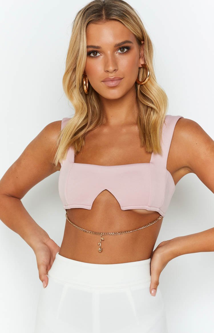 Eve Crop Dusty Pink Image