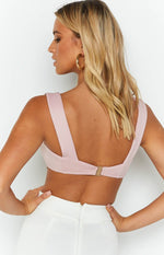 Eve Crop Dusty Pink Image