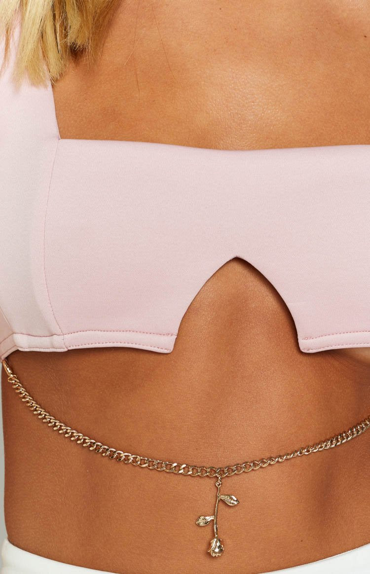 Eve Crop Dusty Pink Image