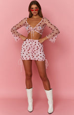Fall In Love Festival Skirt Pink Image