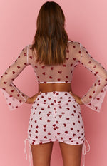 Fall In Love Festival Skirt Pink Image