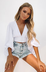 SNDYS Pixie Top White Image