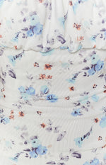 Lover Mini Dress White Floral Image