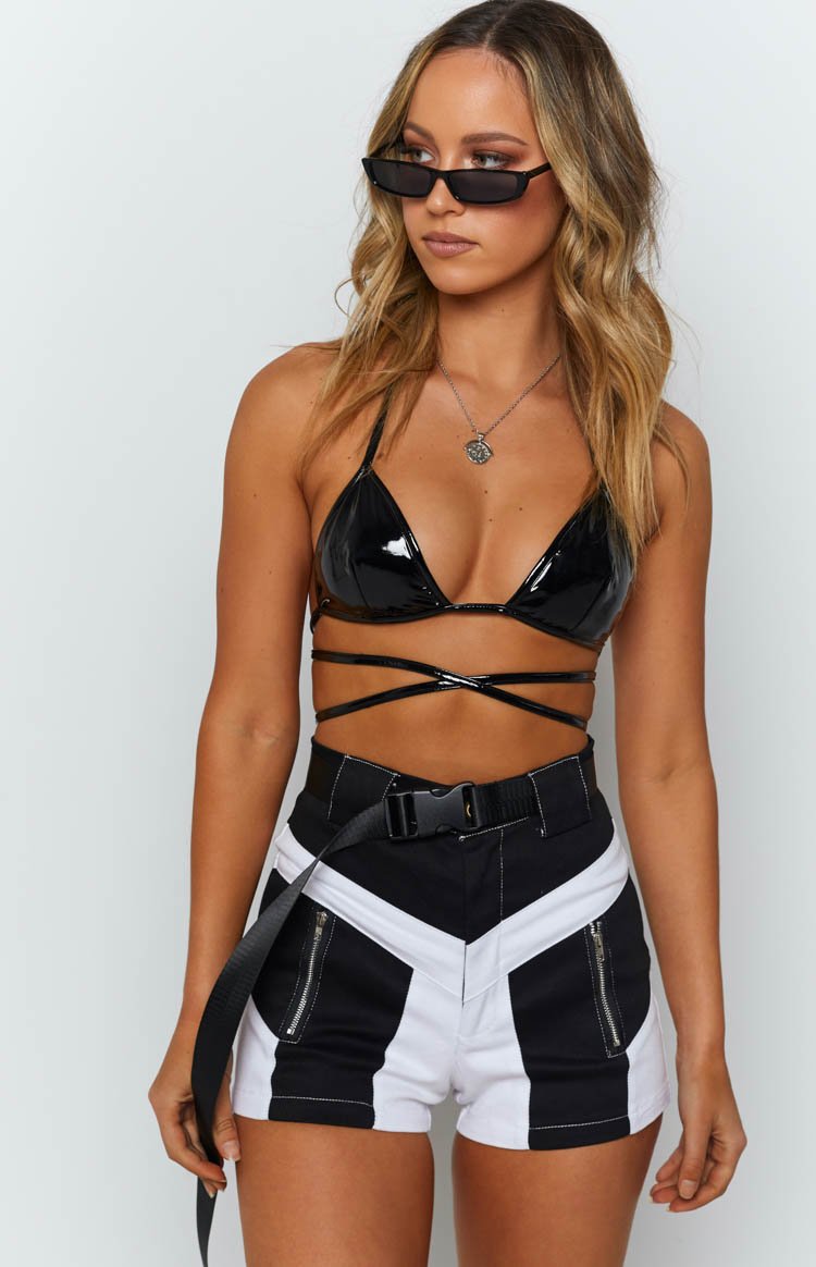 Need For Speed Festival Shorts Black and White Image