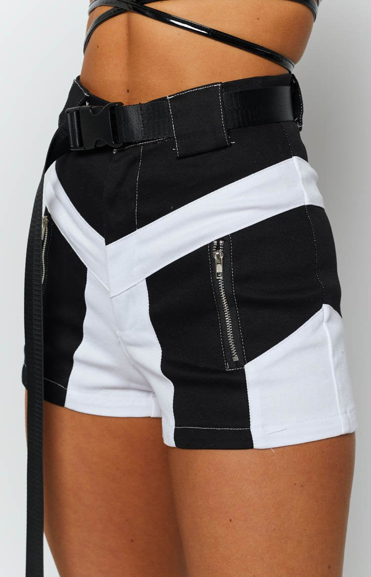 Need For Speed Festival Shorts Black and White Image