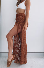 One Door Opens Crochet Skirt Mocha Image