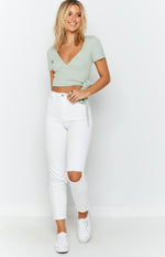 Pascal Wrap Top Green Image