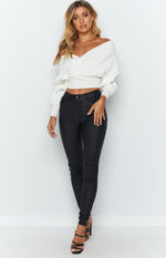 Rolling Stone Skinny Jeans Black Image