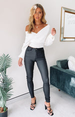 Rolling Stone Skinny Jeans Black Image