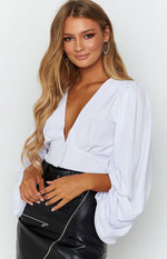 SNDYS Pixie Top White Image