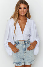 SNDYS Pixie Top White Image