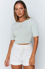 Shinjuku Knit Top Mint Image