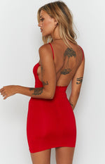 Thinking Out Loud Mini Dress Red Image