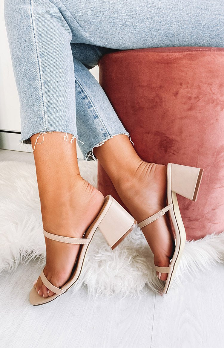 Therapy Goldie Heels Nude PU Image