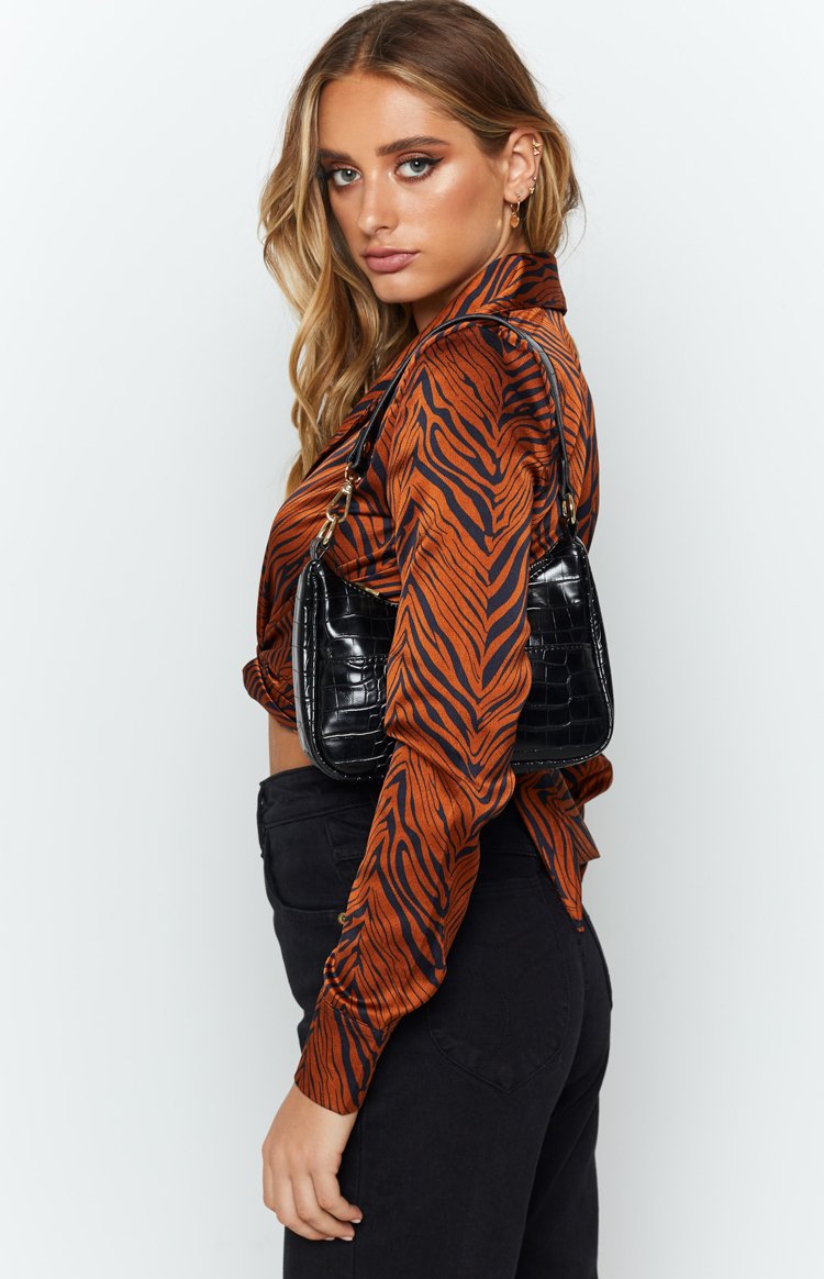 Tuscan Sun Blouse Bronze Tiger Image