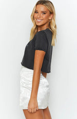 Venus Party Mini Skirt White Floral Image