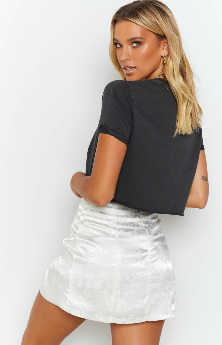 Venus Party Mini Skirt White Floral Image