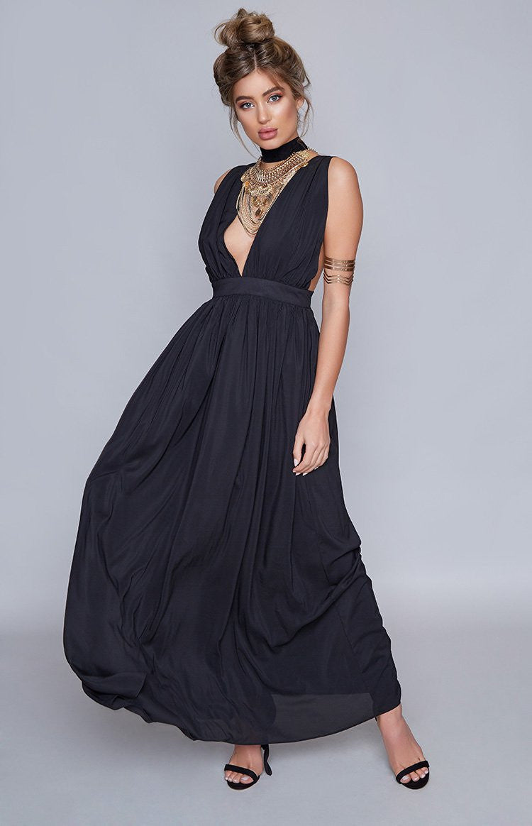 Aurora Maxi Dress Black Image