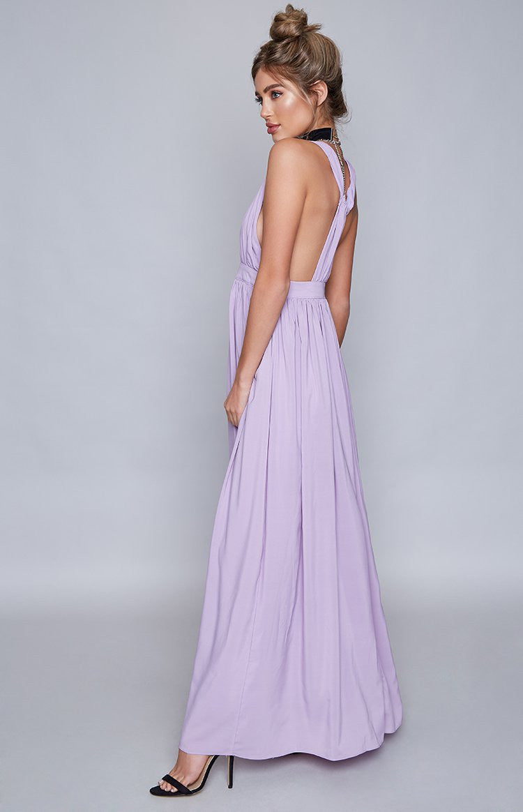 Aurora Maxi Dress Lilac Image