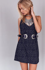 Cosmic Slip Dress Black Spot Image