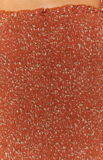 Bexley Midi Dress Rust Image