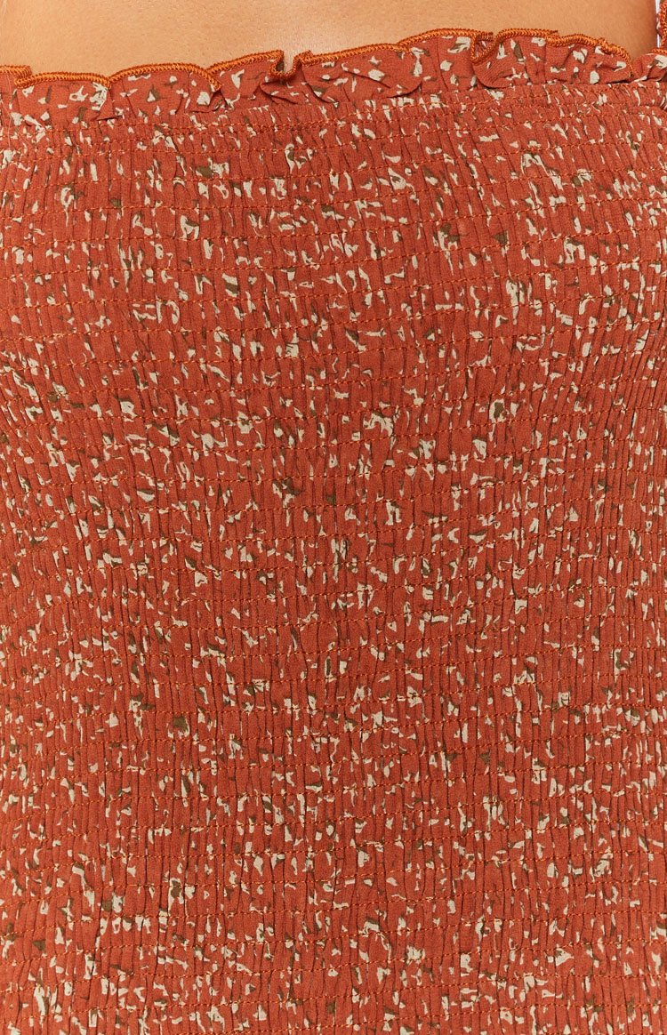 Bexley Midi Dress Rust Image