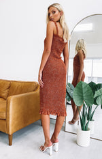 Bexley Midi Dress Rust Image