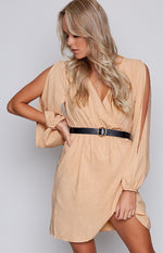 Arianna Dress Beige Image