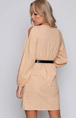 Arianna Dress Beige Image