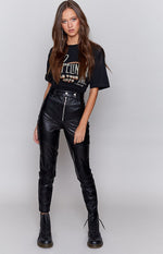 Twiin Silent Biker Pants Black Image