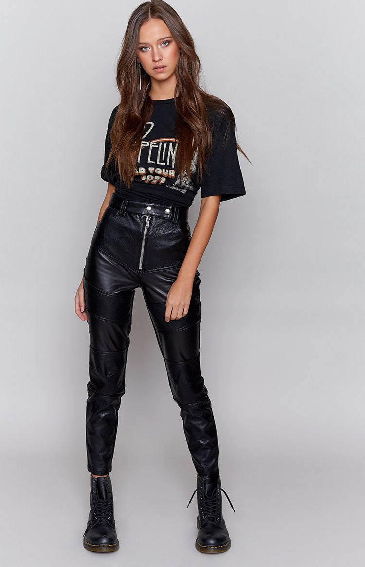 Twiin Silent Biker Pants Black Image