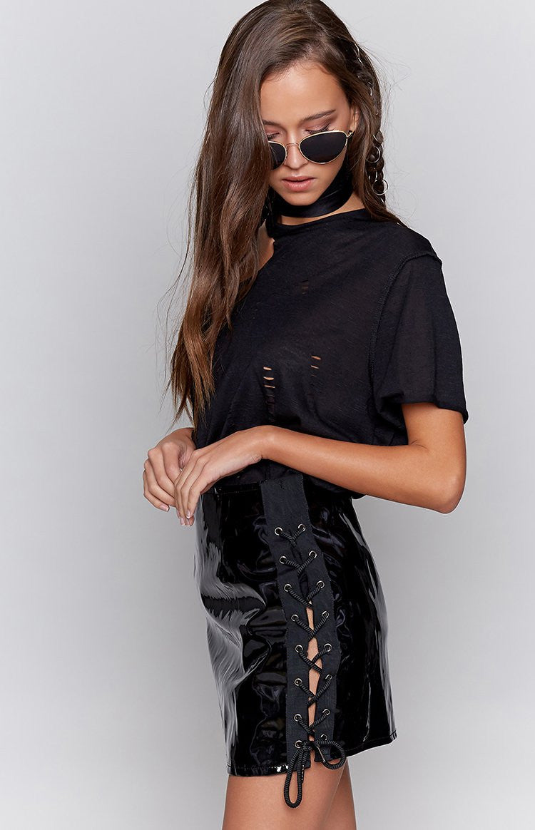 Cruel Intentions Mini Skirt Black Image
