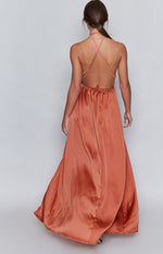 Pandora Maxi Dress Rust Image