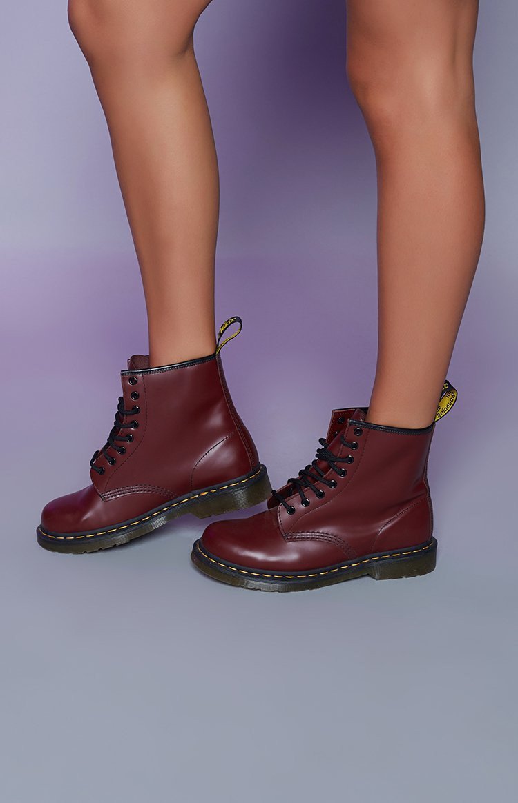 Dr. Martens 1460 Boot Cherry Red Smooth Image