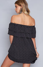 Reflection Frill Dress Confetti Black Image