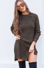 Cardinal Jumper Dress Khaki Image