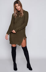Cardinal Jumper Dress Khaki Image