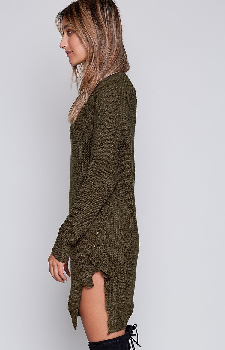 Cardinal Jumper Dress Khaki Image